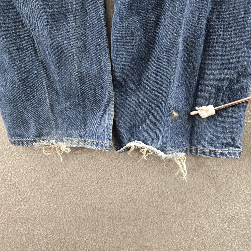 Levi's 501 Men Jeans 38X30 Blue Y2K Denim Original Fit Straight Button Fly READ